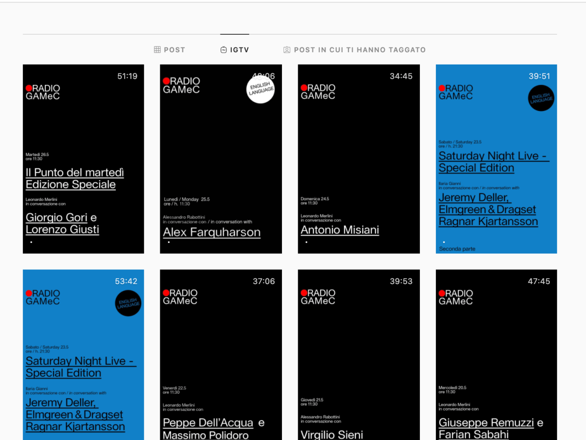 “Radio GAMeC”, Galleria D’Arte Moderna e Contemporanea di&nbsp;Bergamo