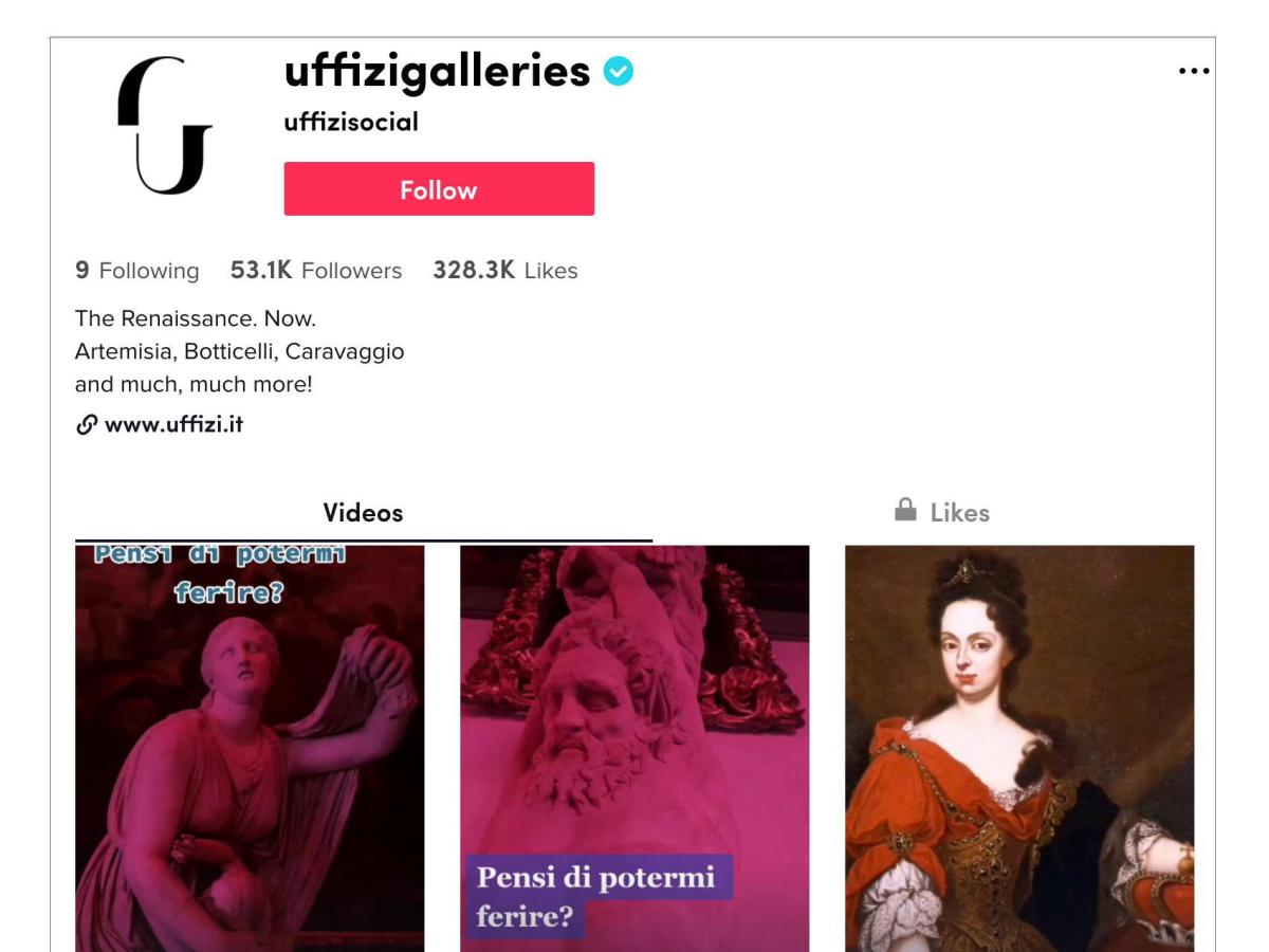 Le Gallerie degli Uffizi diventano&nbsp;virali